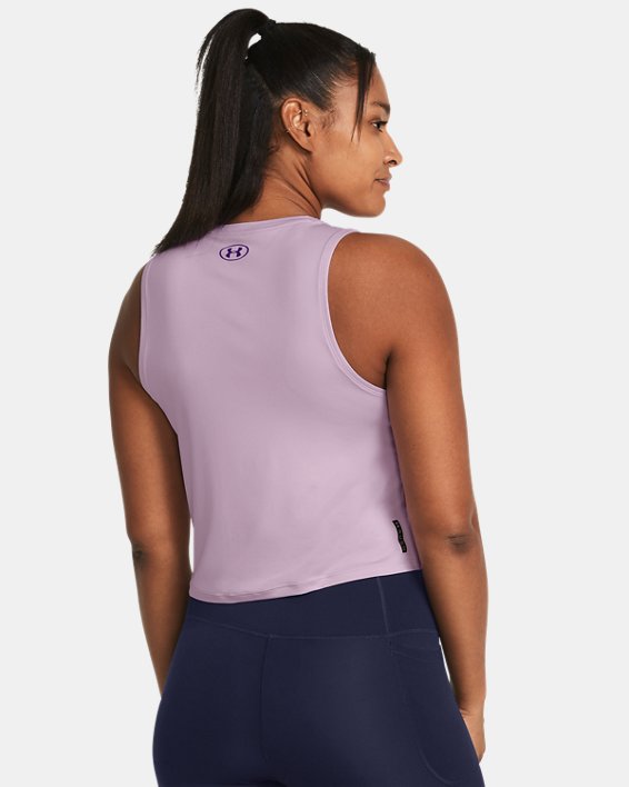 เสื้อกล้ามทรงคร็อป UA Vanish Energy สำหรับผู้หญิง in Purple image number 1